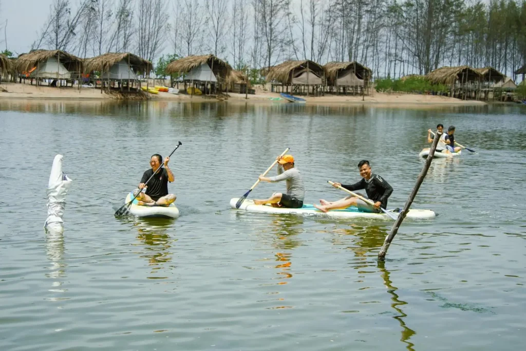 Tour du lịch Hang Sói – Trekking – Chèo Sup ngắm hoàng hôn – BBQ hải sản